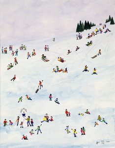 Toboggan of niet toboggan, 1990 door Judy Joel